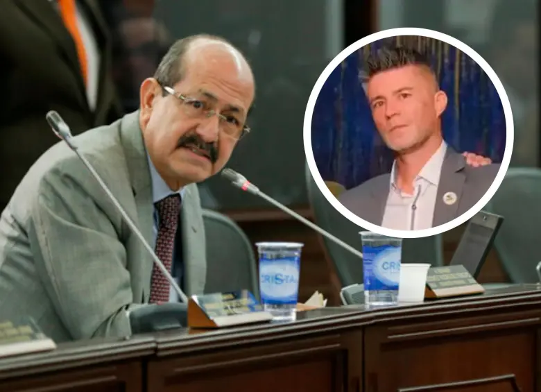 Rodríguez (izquierda) estaba en el cargo desde septiembre de 2022. En su reemplazo fue nombrado como encargado Augusto Ocampo, actual secretario Jurídico de Palacio (foto detalle). FOTOS: Colprensa y Presidencia