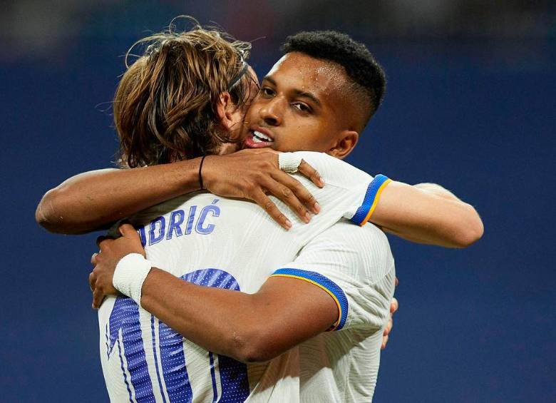 Modric y Rodrygo fueron importantes en el título de Champions que ganó el Real Madrid el pasado mes de mayo. FOTO: TOMADA DEL INSTAGRAM DE @rodrygogoes