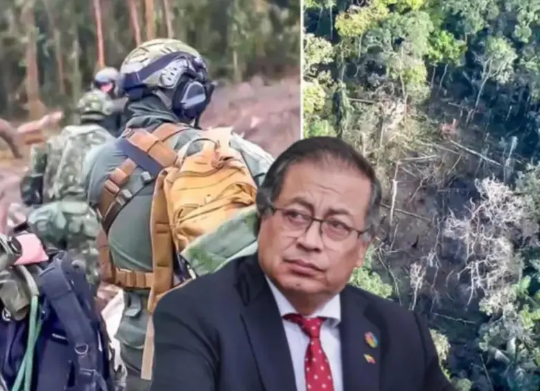 A pesar de ser una violación al DIH y los DD. HH., Petro justificó la muerte de 7 menores en bombardeo. Un informe de Medicina Legal lo confirmó. FOTO: Ministerio de Defensa y Colprensa