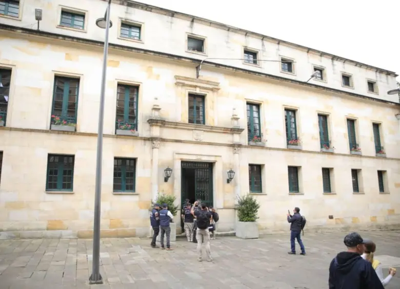 Palacio de San Carlos, donde funciona la Cancillería en Bogotá. Foto: Colprensa.