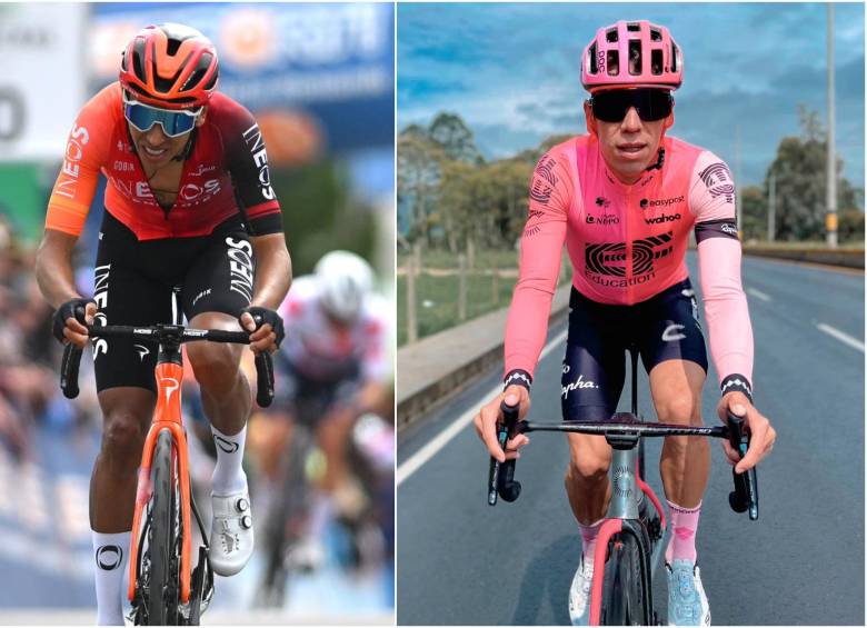El ciclista antioqueño había declarado que se le gustaría retirarse en los Juegos Olímpicos representando a Colombia, pero no fue tenido en cuenta Federación Colombiana de Ciclismo. FOTO: CUENTA DE X @UranRigoberto y @INEOSGrenadiers