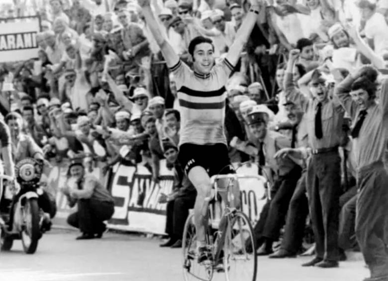 El ciclista belga Eddy Merckx es considerado por muchos como el mejor de la historia del pedalismo mundial. FOTO: Tomada de X @UCIcycling