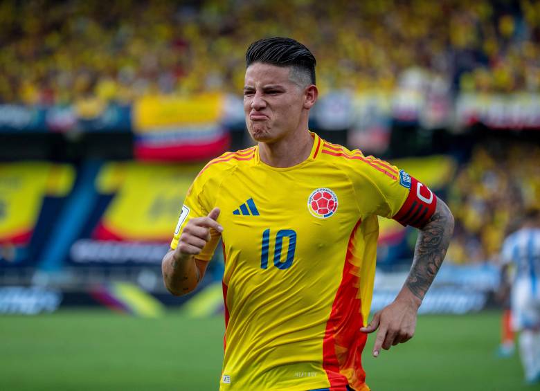 El futbolista colombiano James Rodríguez llegó a la Copa América del 2024 con apenas 8 partidos disputados en Sao Paulo. FOTO Juan Antonio Sánchez 