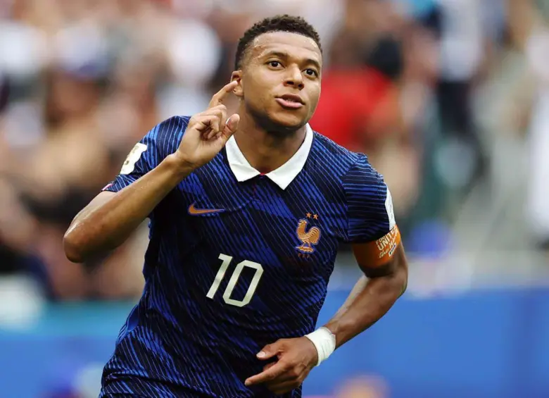 Kylian Mbappé se convirtió en el jugador francés con más partidos disputados en Copa Mundo. FOTO GETTY 