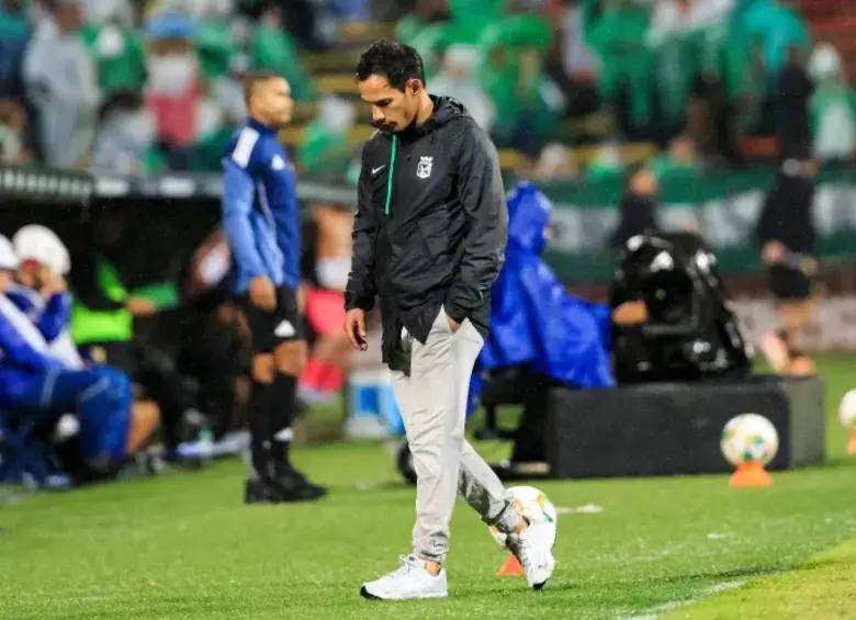Diego Arias, técnico de Atlético Nacional. FOTO: Camilo Suárez