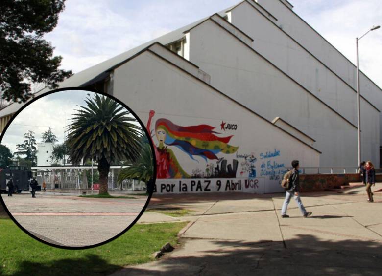 La Universidad Nacional fue tomada por encapuchados durante este viernes, 16 de mayo. Fotos: Colprensa y Cortesía