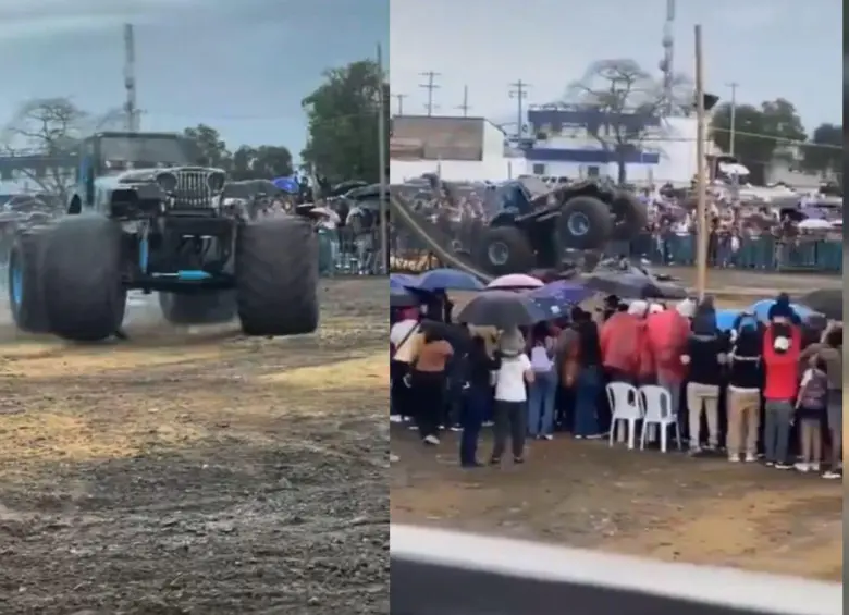 Una exhibición de Monster Trucks en Popayán terminó en una tragedia donde murieron 3 personas y al menos 40 heridos. Fotos: captura videos redes sociales