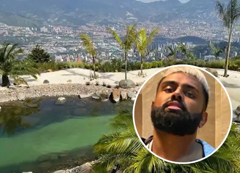 En una mansión en El Poblado vive el influencer estadounidense señalado de fraude electrónico y otros delitos. FOTOS: Fiscalía y redes sociales