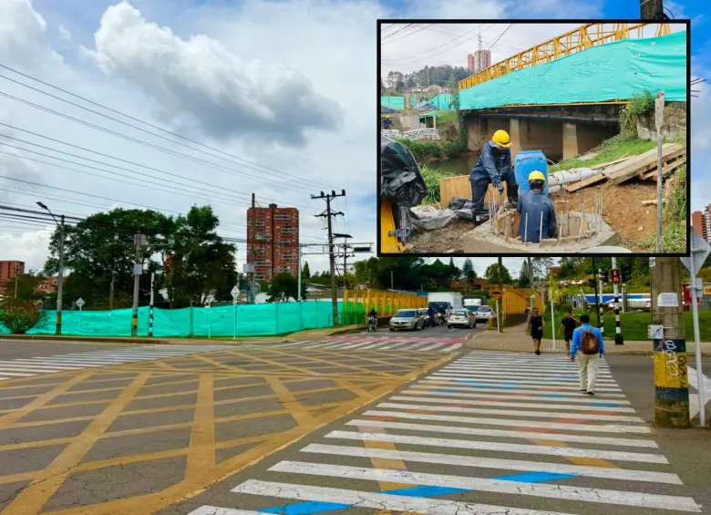 La alcaldía reseñó que actualmente este corredor es uno de los puntos de mayor tráfico en Rionegro, especialmente en las horas pico. FOTO: Cortesía