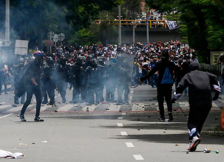 Las capturas se hicieron por los desmanes registrados en anteriores protestas. FOTO: JULIO CÉSAR HERRERA