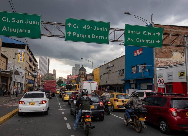 La medida comenzó a regir desde las 5:00 de la mañana y se extenderá hasta las 8:00 de la noche. FOTO: EL COLOMBIANO