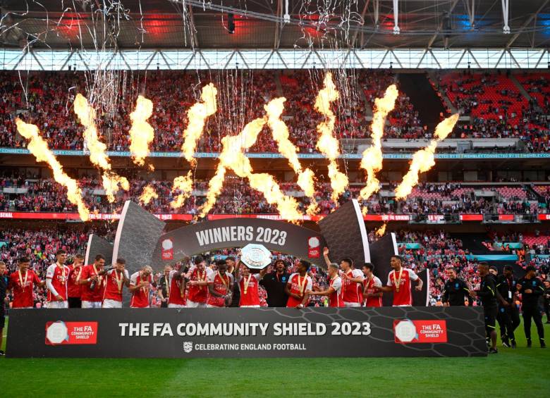 Arsenal ha gadado todas las finales de la Comunnity Shield que ha disputado. FOTO TWITTER @Arsenal