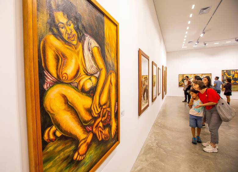 La artista donó al museo 244 piezas entre los años 1986 y 1987. FOTO Camilo Suárez