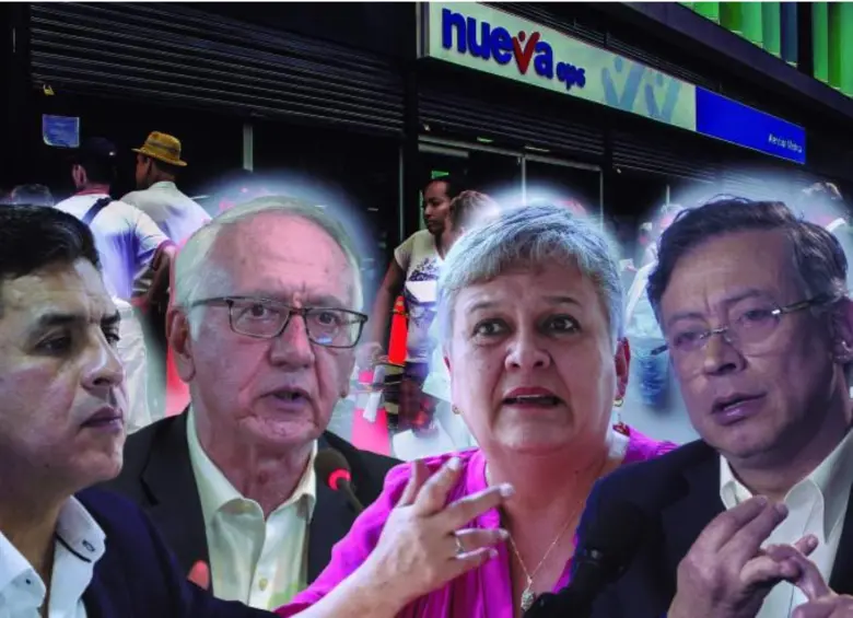 El presidente Gustavo Petro y su ministro Guillermo Jaramillo habían nombrado a Luz María Múnera como interventora encargada, pero se consolidó el nombramiento de Jorge Iván Ospina, el exalcalde Cali. FOTO: Presidencia y EL COLOMBIANO