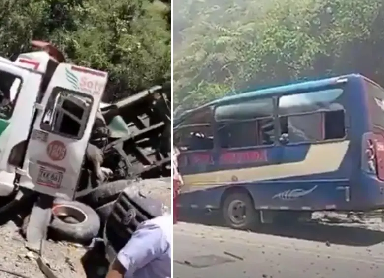 Imágenes tras el atentado que conmocionó al departamento del Cauca se compartieron a través de redes sociales. Foto: Captura de video.