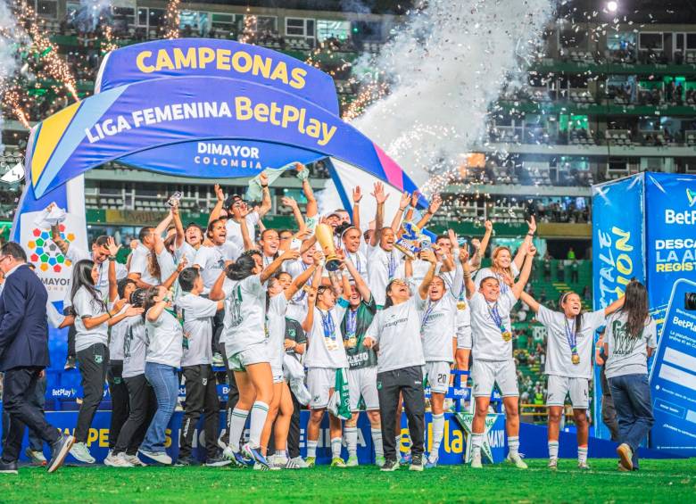 Deportivo Cali ganó su tercer campeonato consecutivo. FOTO: X CaliFemenino