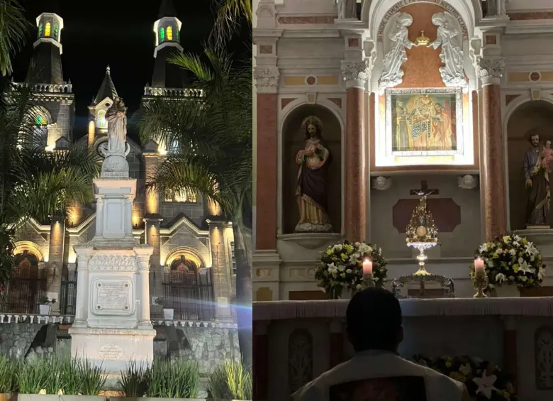 Basílica Menor de Nuestra Señora del Rosario de Chiquinquirá en La Estrella, Antioquia. Foto: Cortesía