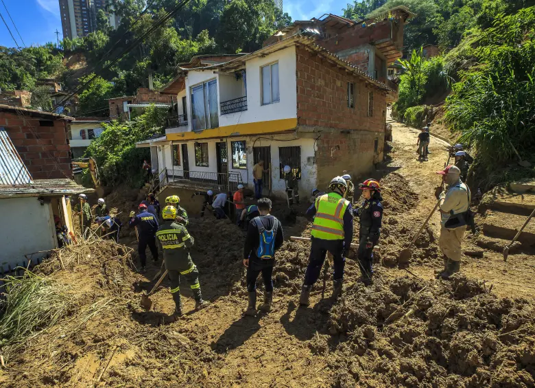 Imagen de referencia de una de las emergencia causadas por las lluvias en Antioquia. Foto: Andrés Camilo Suárez Echeverry