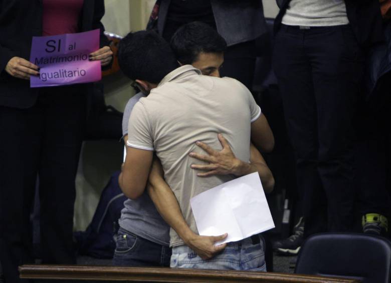 En Colombia está permitido el matrimonio entre parejas del mismo sexo. Foto: Colprensa (imagen de referencia)