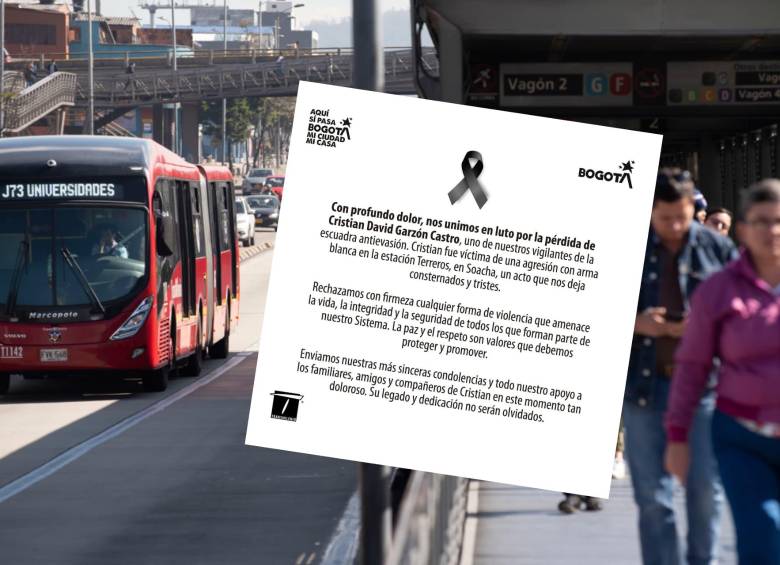 Foto: redes sociales @TransMilenio