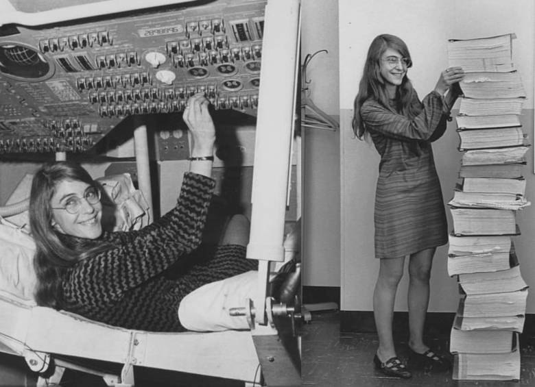 Margaret Hamilton, pionera de la informática y líder del desarrollo del software de vuelo del programa Apolo, murió el 30 de septiembre a los 90 años. Foto: NASA / redes sociales @MIT