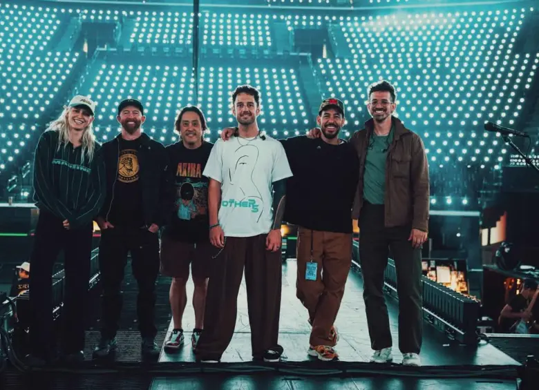 La banda de rock se presentará en el Vive Claro de Bogotá el próximo 25 de octubre. FOTO: Tomada de Instagram
