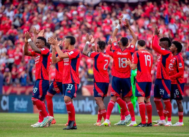 Independiente Medellín es quinto en la clasificación de la Liga con 29 puntos en 16 partidos. FOTO: Juan Antonio Sánchez