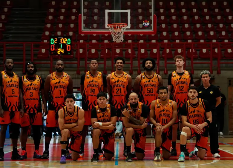 El equipo antioqueño jugó su segundo partido de semifinal siendo local en el coliseo de la Universidad de Medellín. Foto: Cortesía Paisas