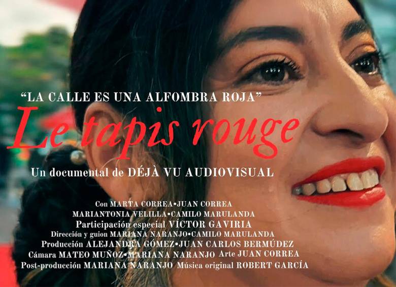 “La calle es una alfombra roja” Le tapis rouge, cortometraje ganador Smartfilms Medellín 2024
