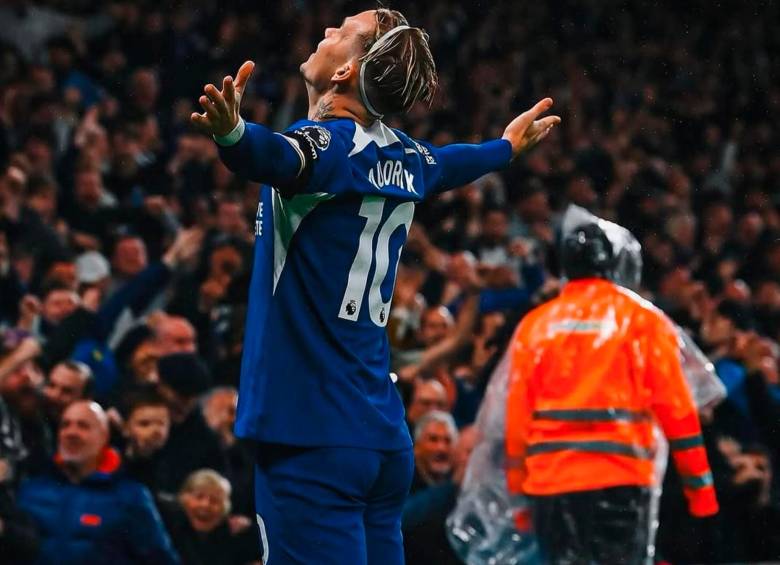 El futbolista ucraniano Mijailo Mudryk no juega desde finales del 2024 por la sanción en la que dio positivo para dopaje. Foto: tomada del x de @mmudryk10