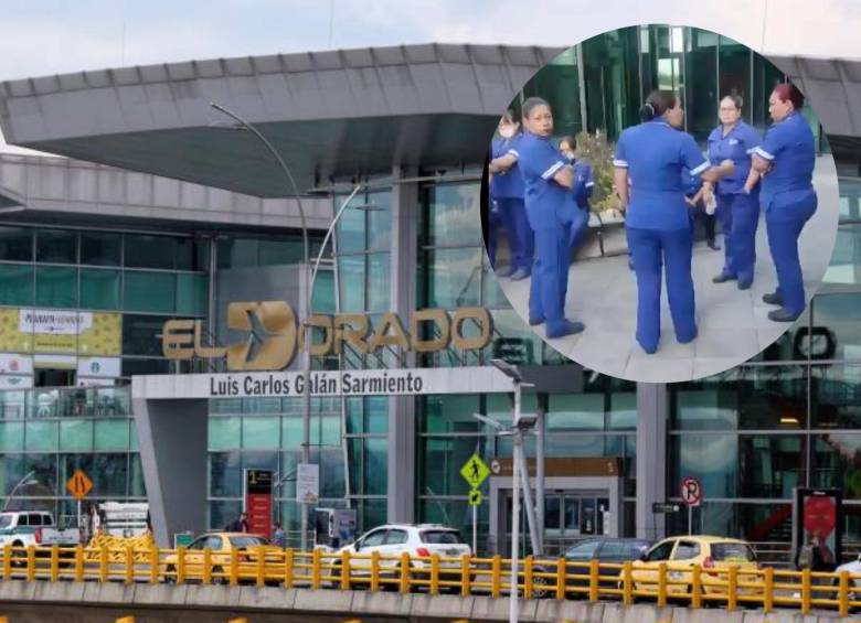 Protestas en El Dorado: empleadas de servicios generales denuncian que Aerocivil no les ha pagado el sueldo desde hace meses