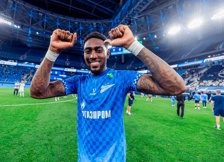 Kevin Andrade lleva 15 partidos con el Zenit de San Petersburgo de Rusia. FOTO: Instagram Andrade5k