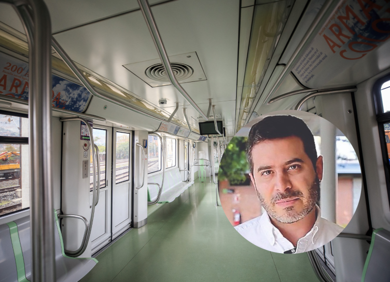 Sebastian Hinestroza, miembro de la junta del Metro, habla sobre la posible salida del gerente Tomás Elejalde. FOTOS: CORTESÍA Y ARCHIVO EL COLOMBIANO
