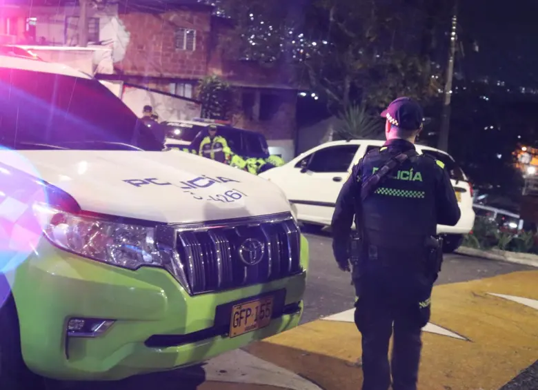 Operativo policial en Manrique y Aranjuez. FOTO: CORTESÍA