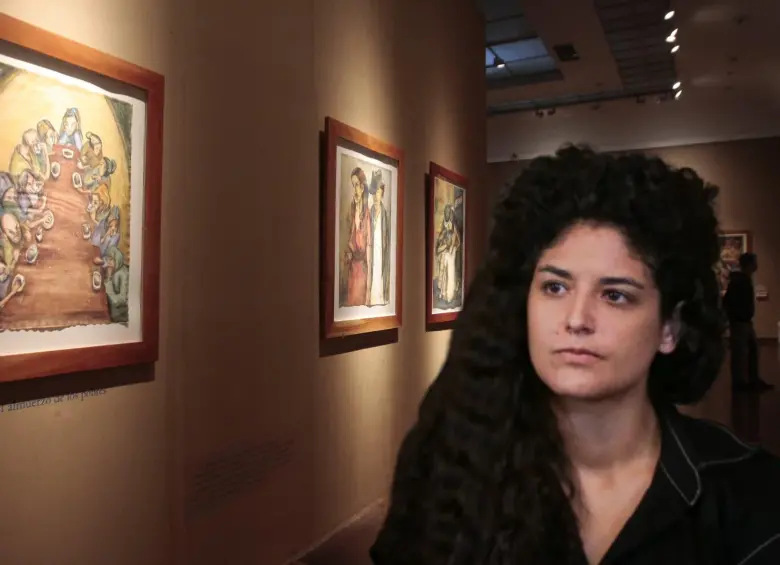 Yannai Kadamani, ministra de Cultura, sobre la ventas de obras de la artista Débora Arango. Foto: Colprensa