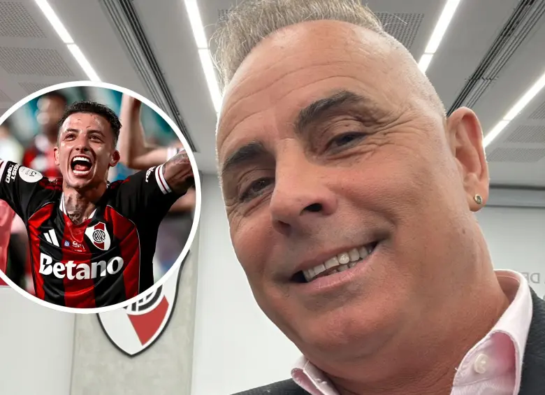 Una fuerte polémica sacude el entorno de River Plate tras las contundentes y descalificadoras declaraciones del exárbitro Pablo Lunati contra Kevin Castaño y los futbolistas colombianos. FOTO: Tomada de redes sociales @PabloLunati22 y @lucasconceptss