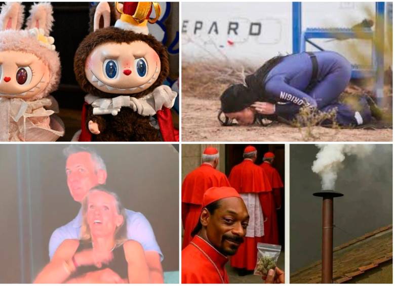 Memes, escándalos y escenas inesperadas marcaron la conversación digital de 2025. FOTOS AFP y tomadas de internet