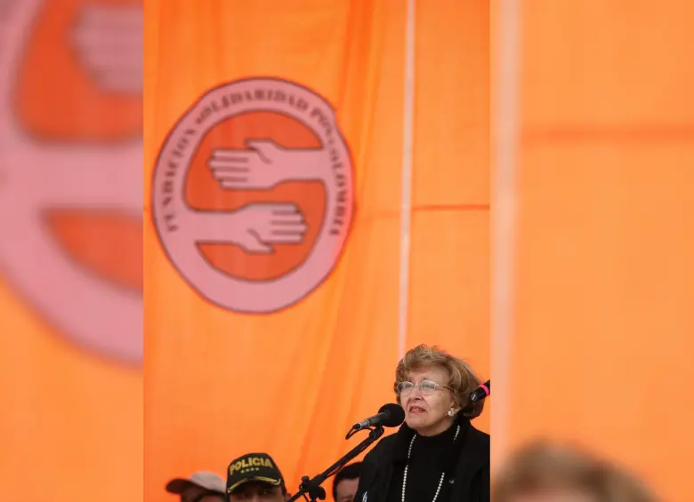 En la foto: Nydia Quintero, exdirectora de la Fundación Solidaridad por Colombia. (Colprensa - Luisa González)