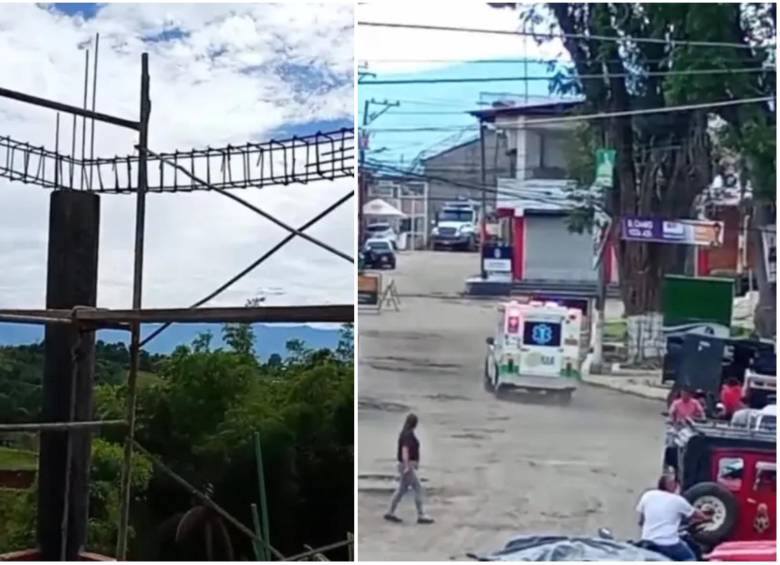 Una ofensiva con explosivos lanzados desde drones dejó este miércoles cuatro soldados y un suboficial heridos en Morales, Cauca. FOTO: Redes sociales 