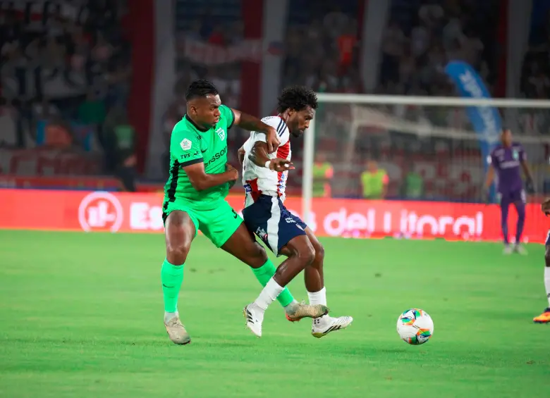 Imágenes del último enfrentamiento entre Nacional y Junior. FOTO COLPRENSA