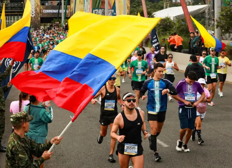 La carrera contó con las distancias de 5k, 10k, 15k y 21k (media maratón). FOTO: Manuel Saldarriaga Quintero