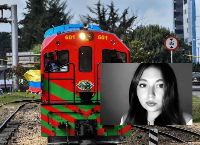 Tren de la Sabana y Juanita Cárdenas. Foto: Alcaldía de Bogotá - redes sociales