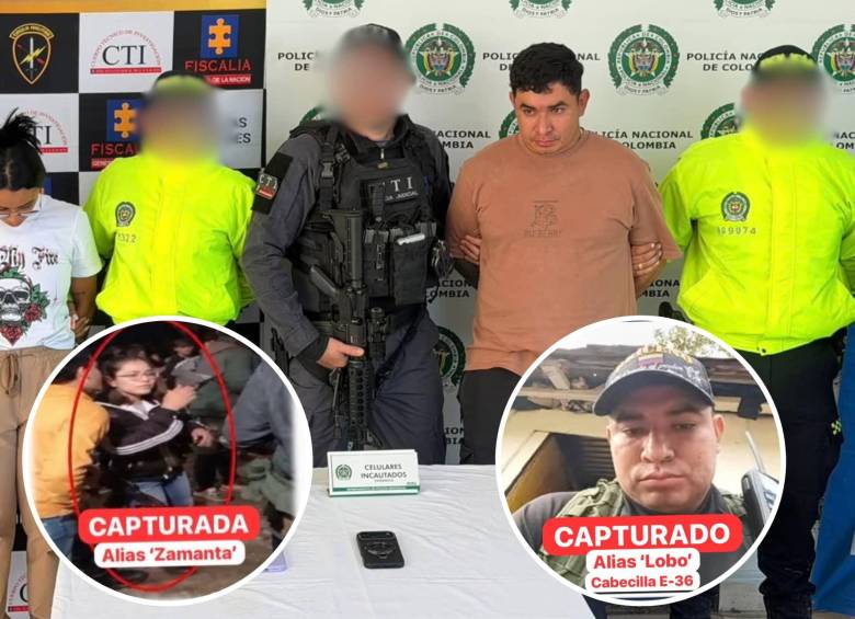 Cayó alias Lobo en Antioquia; lo acusan de desplazar a 2.300 personas en Briceño. Foto: Policía Nacional