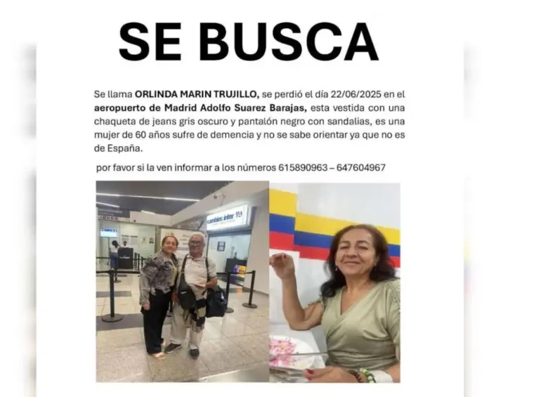 A través de páginas de colombianos en el exterior se han convocado movilizaciones para su búsqueda. Foto: redes sociales 