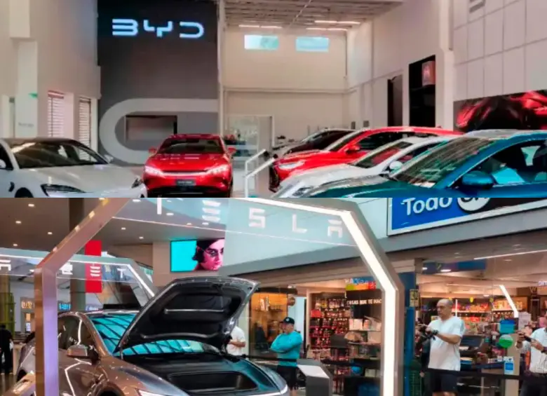 BYD desplazó a Tesla como el mayor fabricante de vehículos eléctricos en 2025 y fortaleció su presencia en mercados emergentes. FOTOS GETTY