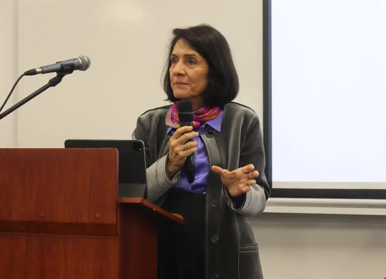 Olga Lucía Acosta, codirectora del Banco de la República. FOTO: Cortesía Universidad del Rosario