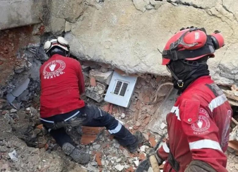 Rescatista de los Topos Tlatelolco explica por qué su brigada no llegó a Colombia. Foto: Colprensa