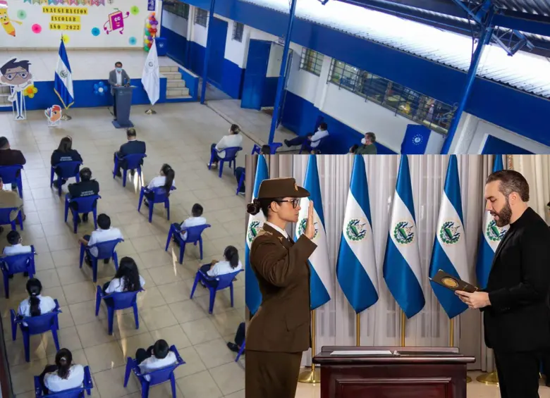 La capitana Karla Trigueros asumió como ministra de Educación en medio de las críticas. Fotos: Getty y redes sociales