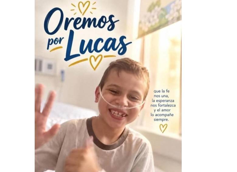 Lucas Murillo es un niño de 7 años, nacido en Cúcuta, que enfrenta una cardiopatía congénita y requiere atención especializada. Su caso se hizo conocido en Colombia después de que pidiera ayuda al presidente Abelardo de la Espriella. Foto: Cortesía Familia Murillo García