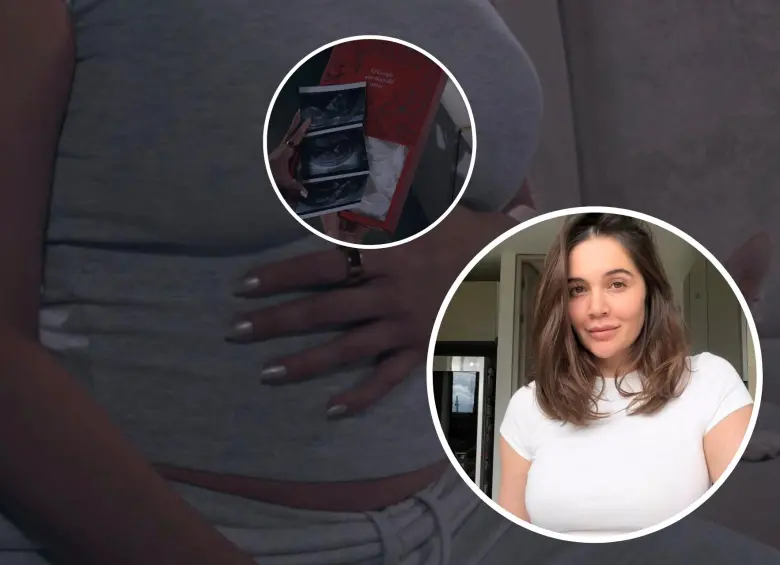 Lina Tejeiro está embarazada. Foto: captura de video - Instagram @linatejeiro